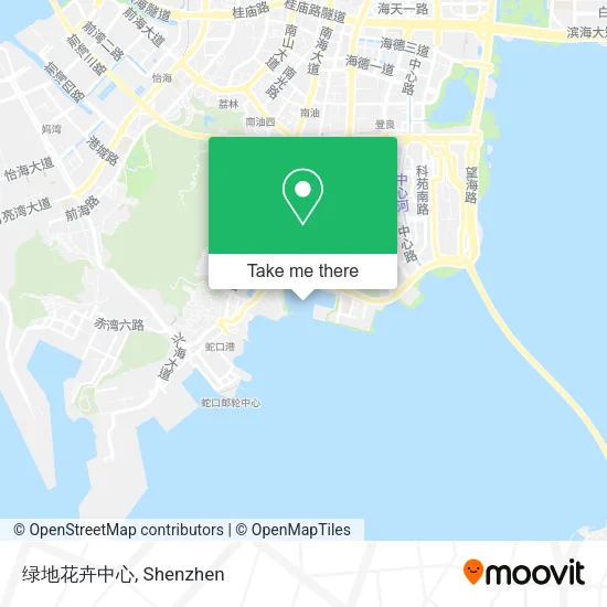 绿地花卉中心 map