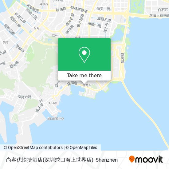 尚客优快捷酒店(深圳蛇口海上世界店) map