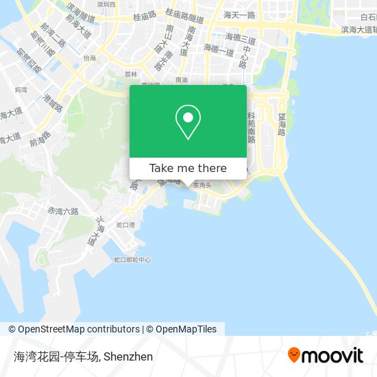 海湾花园-停车场 map