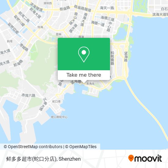 鲜多多超市(蛇口分店) map