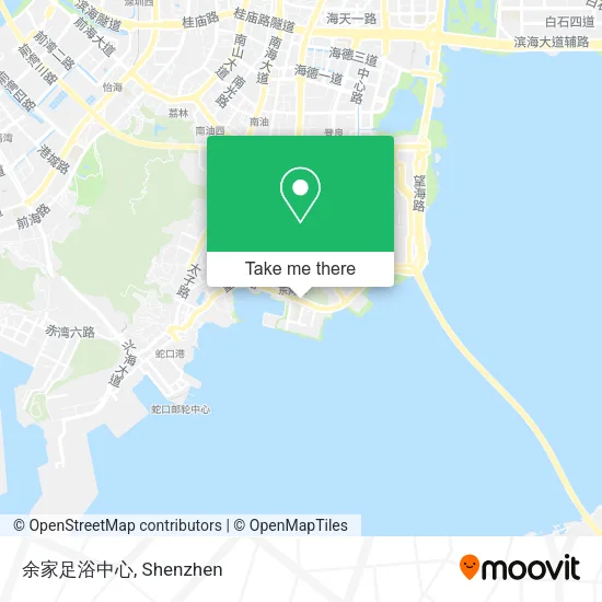 余家足浴中心 map