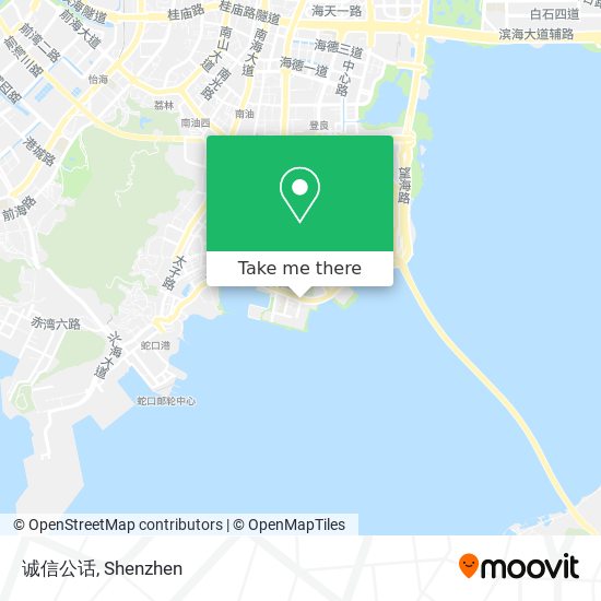 诚信公话 map