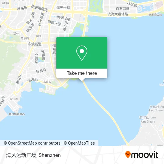 海风运动广场 map