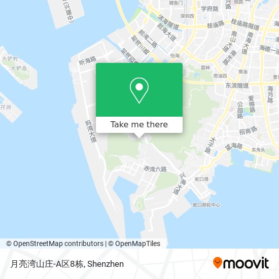 月亮湾山庄-A区8栋 map