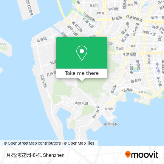 月亮湾花园-8栋 map
