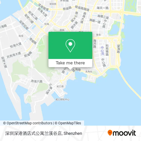深圳深港酒店式公寓兰溪谷店 map