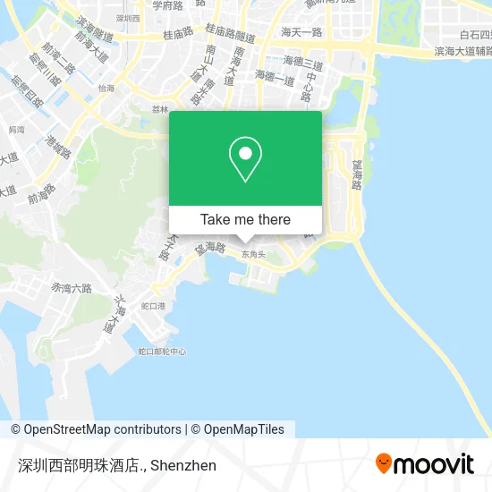 深圳西部明珠酒店. map