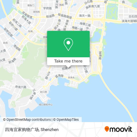 四海宜家购物广场 map