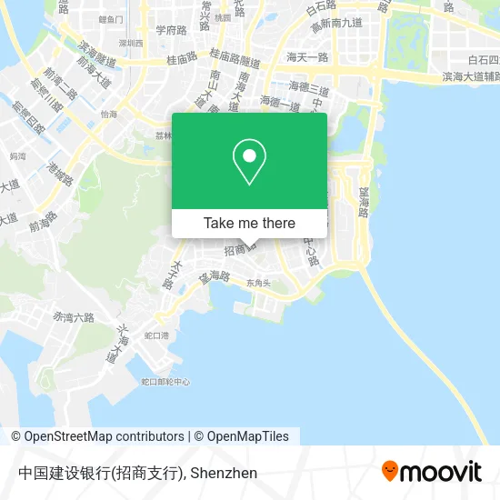 中国建设银行(招商支行) map
