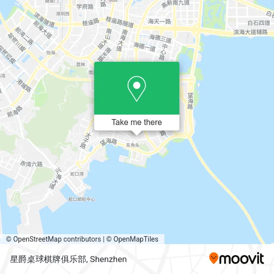 星爵桌球棋牌俱乐部 map