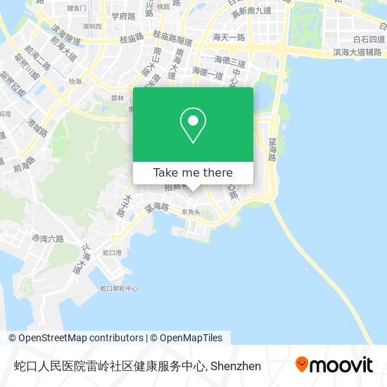 蛇口人民医院雷岭社区健康服务中心 map