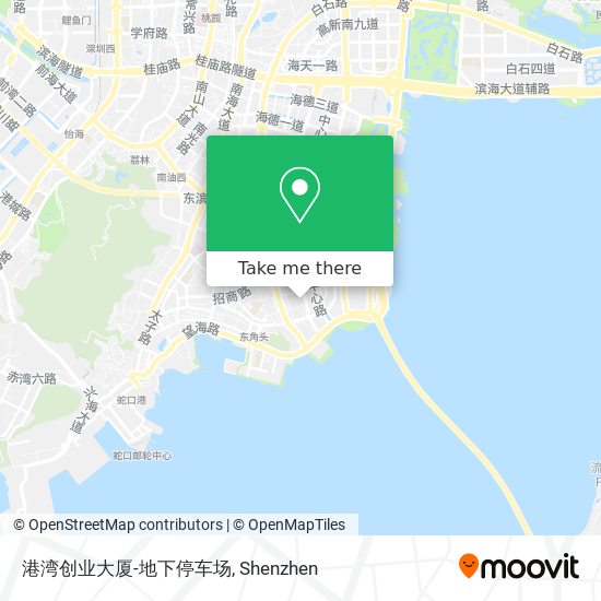 港湾创业大厦-地下停车场 map