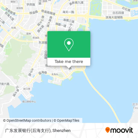 广东发展银行(后海支行) map