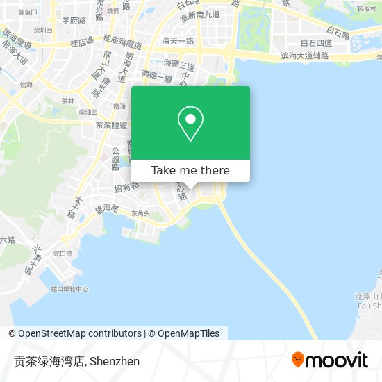 贡茶绿海湾店 map