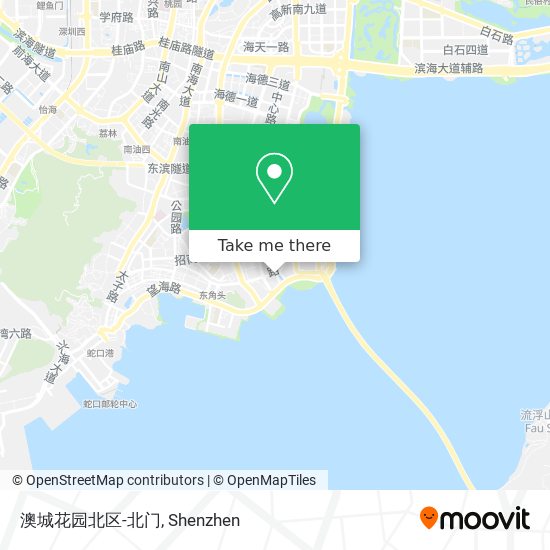 澳城花园北区-北门 map