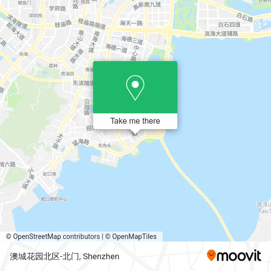 澳城花园北区-北门 map