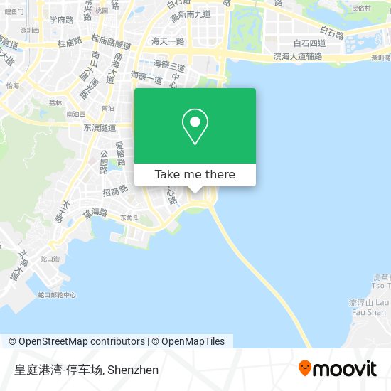皇庭港湾-停车场 map