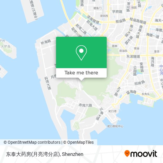东泰大药房(月亮湾分店) map