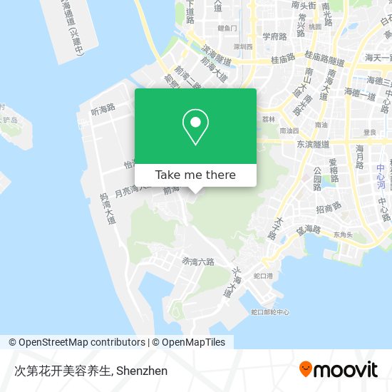 次第花开美容养生 map