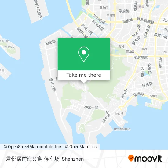 君悦居前海公寓-停车场 map