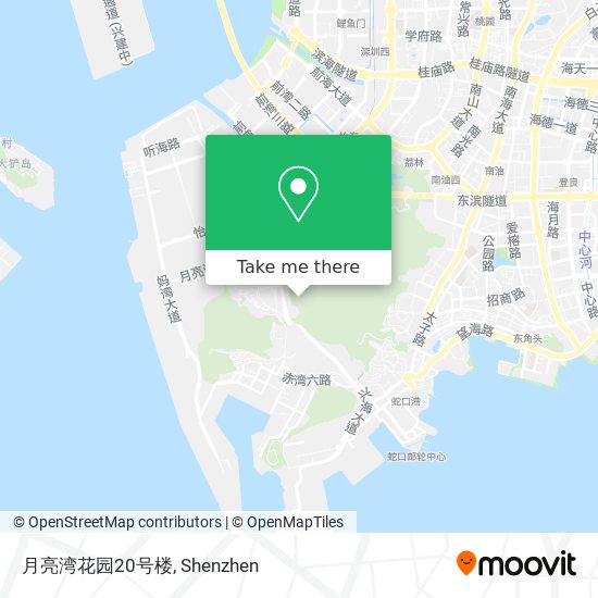 月亮湾花园20号楼 map