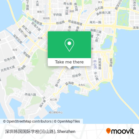 深圳韩国国际学校(沿山路) map