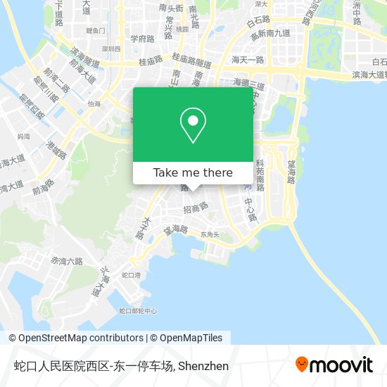 蛇口人民医院西区-东一停车场 map