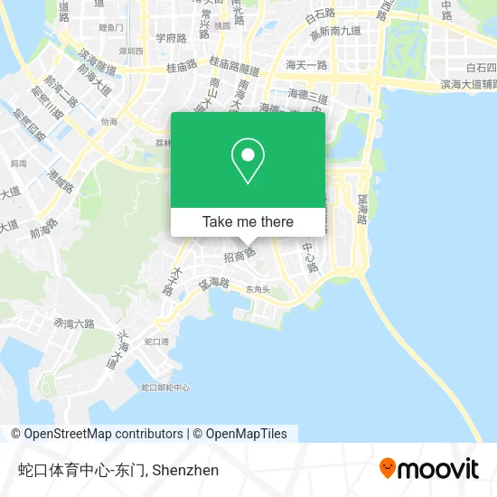 蛇口体育中心-东门 map