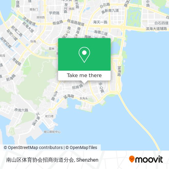 南山区体育协会招商街道分会 map