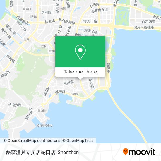 磊森渔具专卖店蛇口店 map