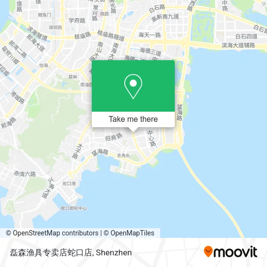 磊森渔具专卖店蛇口店 map