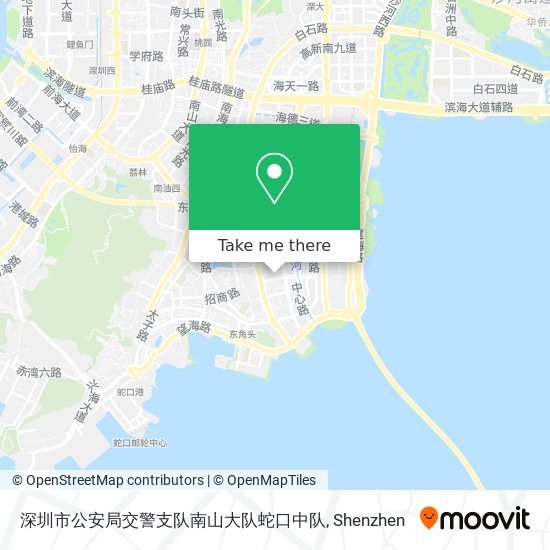 深圳市公安局交警支队南山大队蛇口中队 map