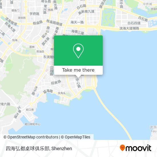 四海弘都桌球俱乐部 map