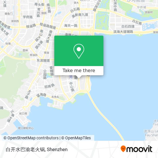 白开水巴渝老火锅 map