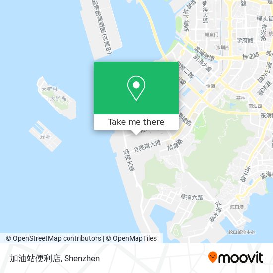 加油站便利店 map