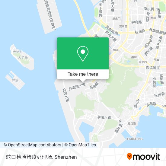 蛇口检验检疫处理场 map