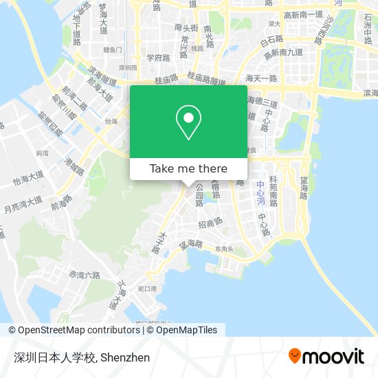 深圳日本人学校 map