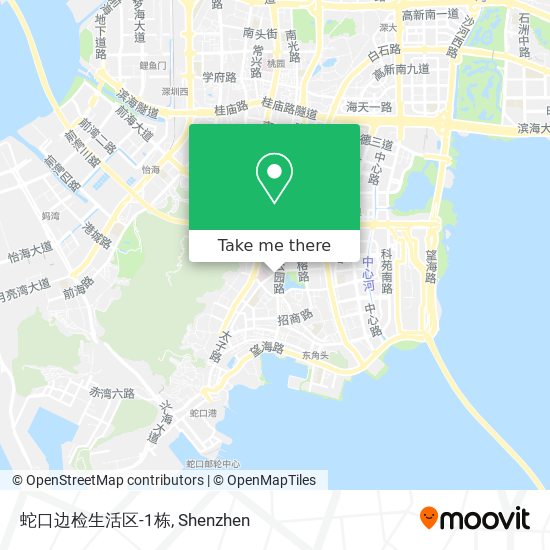 蛇口边检生活区-1栋 map