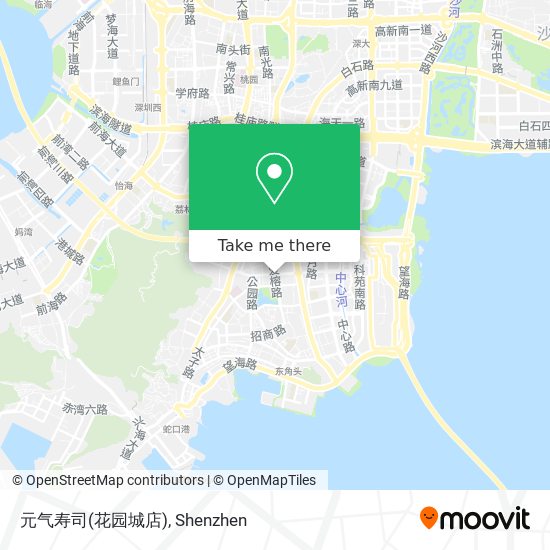 元气寿司(花园城店) map