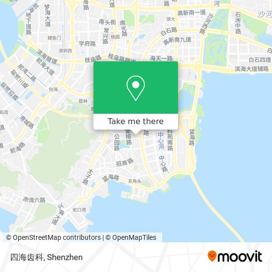 四海齿科 map