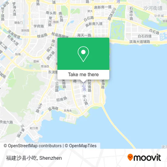 福建沙县小吃 map