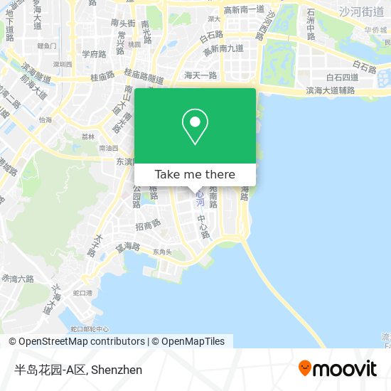 半岛花园-A区 map