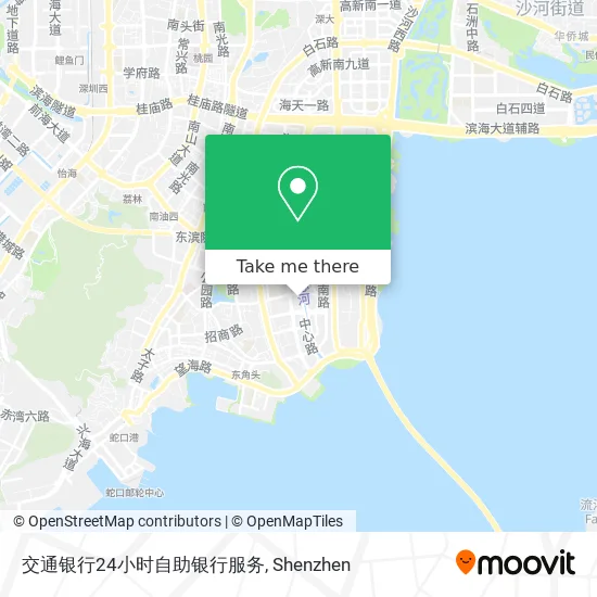 交通银行24小时自助银行服务 map