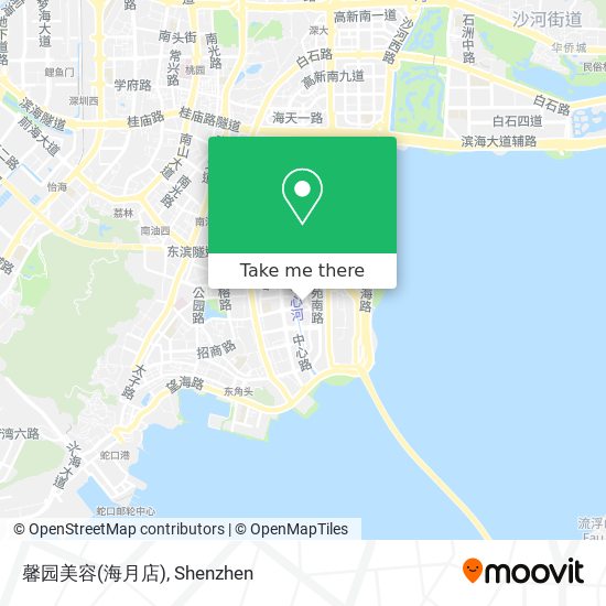 馨园美容(海月店) map