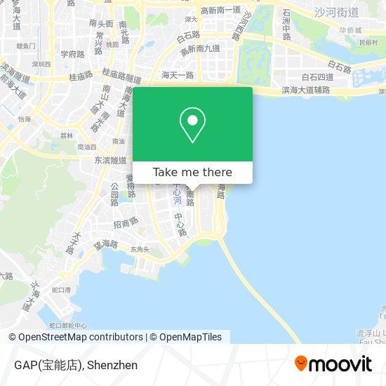 GAP(宝能店) map
