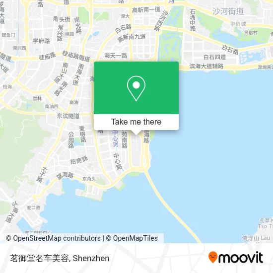 茗御堂名车美容 map