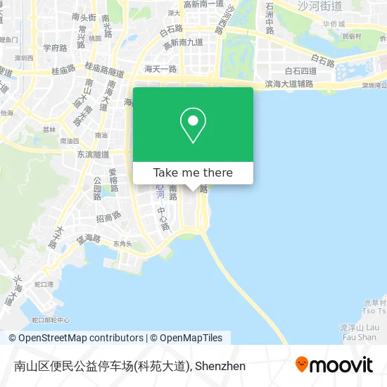 南山区便民公益停车场(科苑大道) map