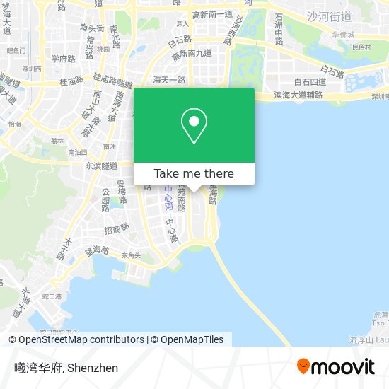 曦湾华府 map