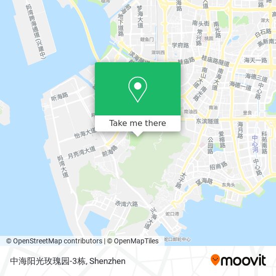 中海阳光玫瑰园-3栋 map
