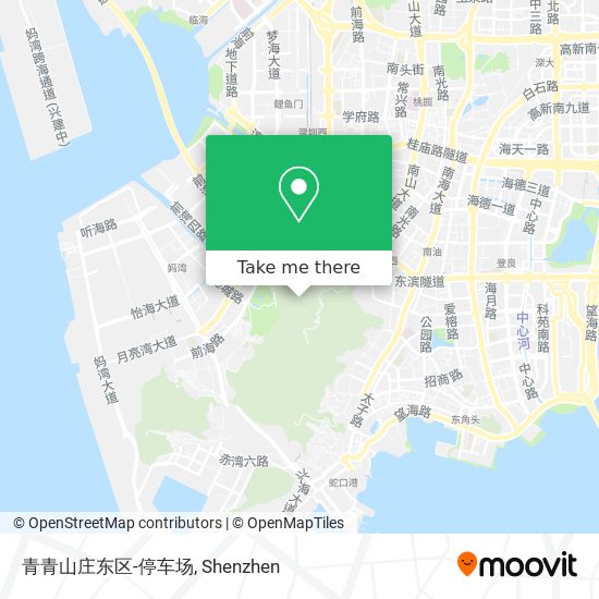 青青山庄东区-停车场 map